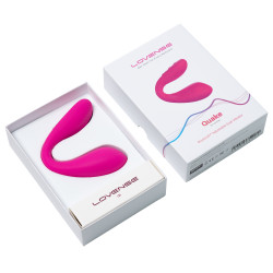 Lovense Stimulateur connecté Quake Lovense 9 x 3.7cm Rose